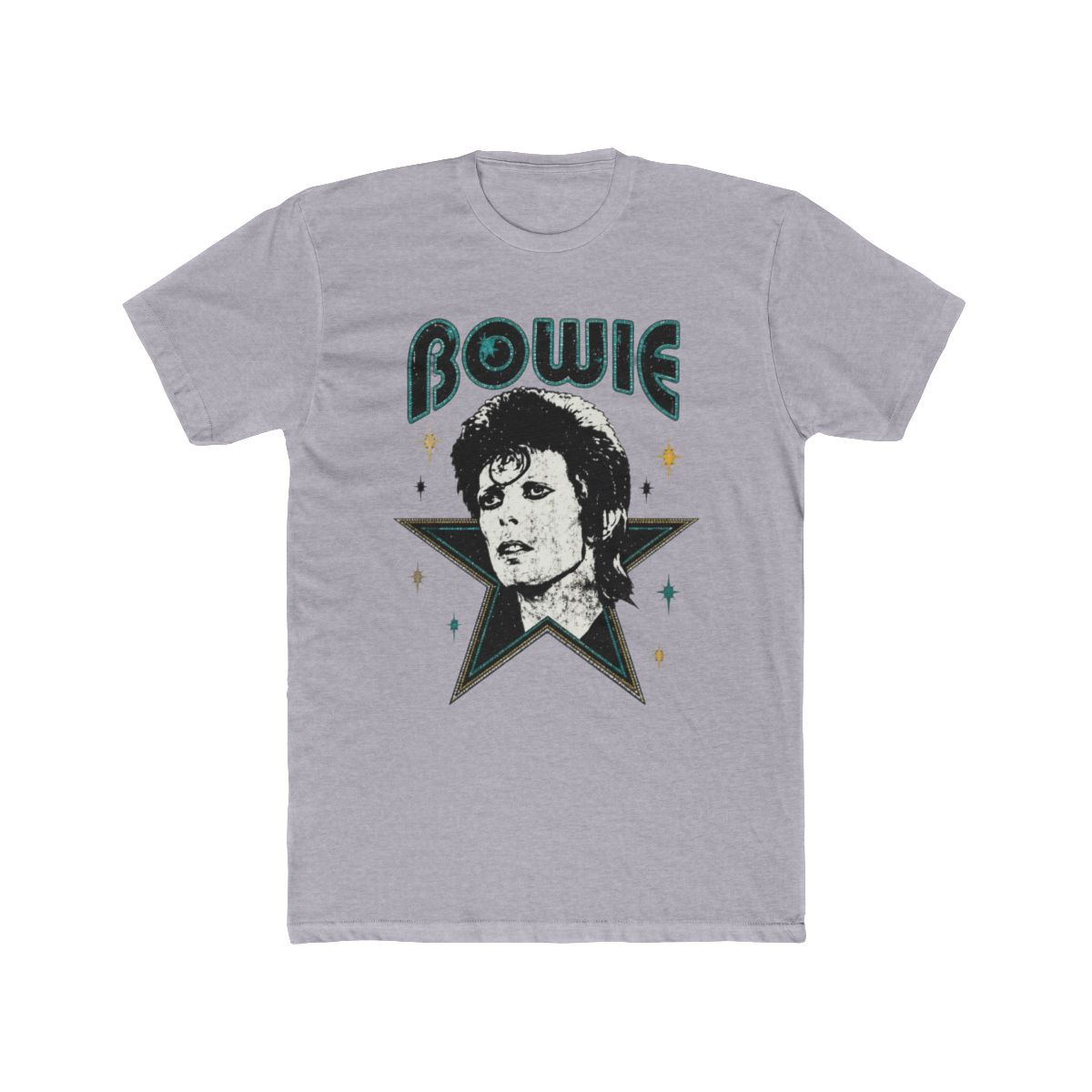 David Bowie Lettering With Portrait And Star | DavsD