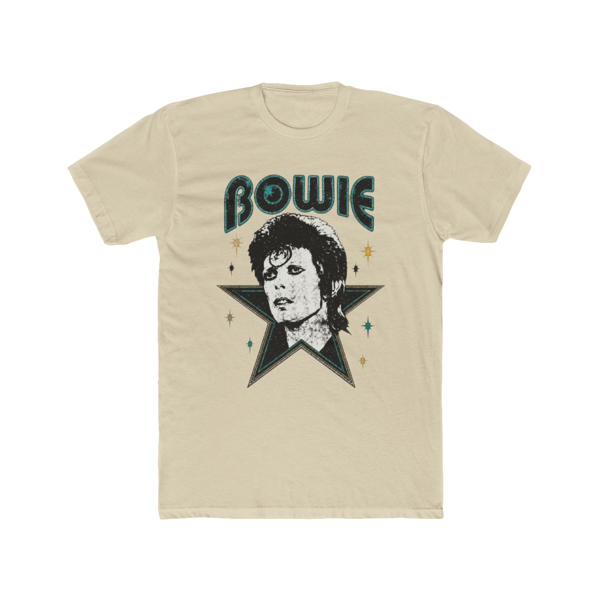 David Bowie Lettering With Portrait And Star | DavsD - alternate angle 4, merchandise