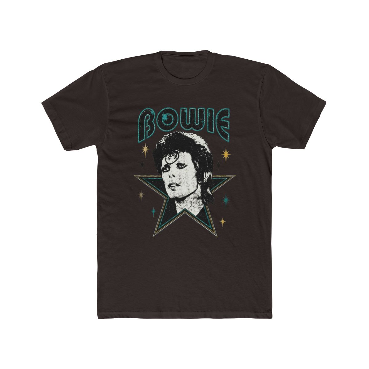 David Bowie Lettering With Portrait And Star | DavsD - alternate angle 3, merchandise