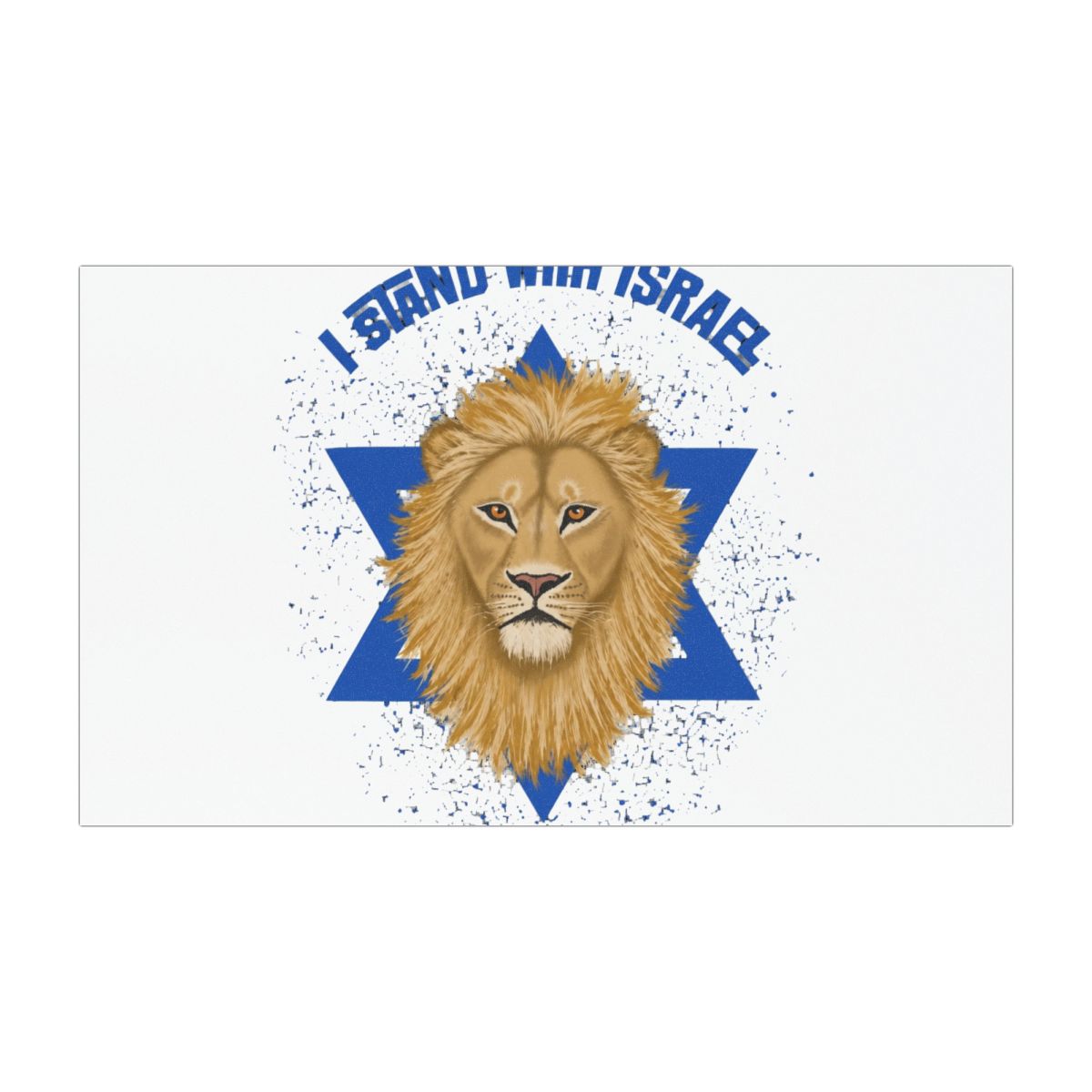 I Stand With Israel. Lion of Judah Star of David Car Magnet | DavsD - alternate angle 3, merchandise