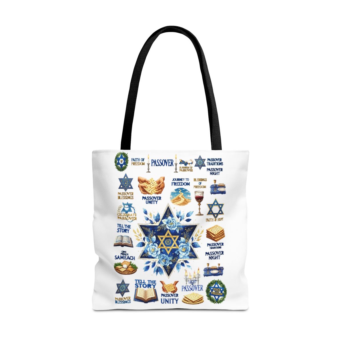 KEYCHIN Passover Bags Pesach Star Of David Gift Chag Pesach Sameach Passover Shoulder Bag Pesach Afikomen Merch | DavsD - alternate angle 3, merchandise