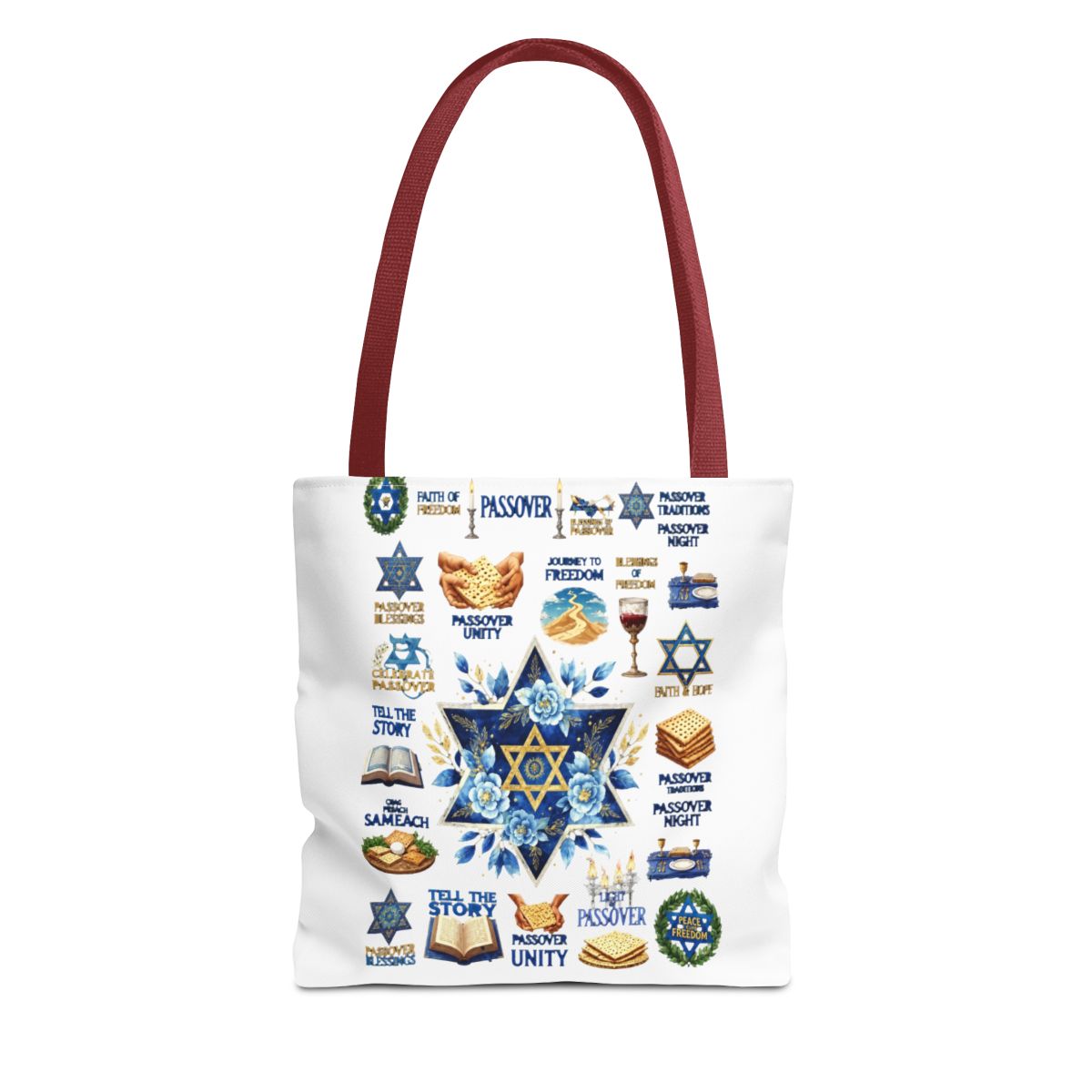KEYCHIN Passover Bags Pesach Star Of David Gift Chag Pesach Sameach Passover Shoulder Bag Pesach Afikomen Merch | DavsD - alternate angle 4, merchandise
