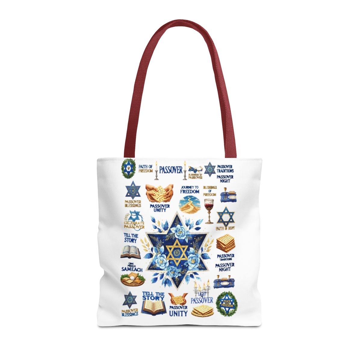 KEYCHIN Passover Bags Pesach Star Of David Gift Chag Pesach Sameach Passover Shoulder Bag Pesach Afikomen Merch | DavsD - alternate angle 5, merchandise