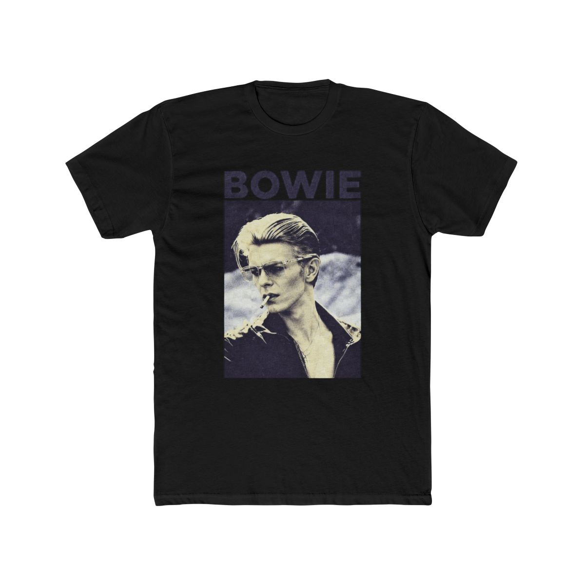 David Bowie Smoking Photograph T Shirt Medium White | DavsD - alternate angle 3, merchandise