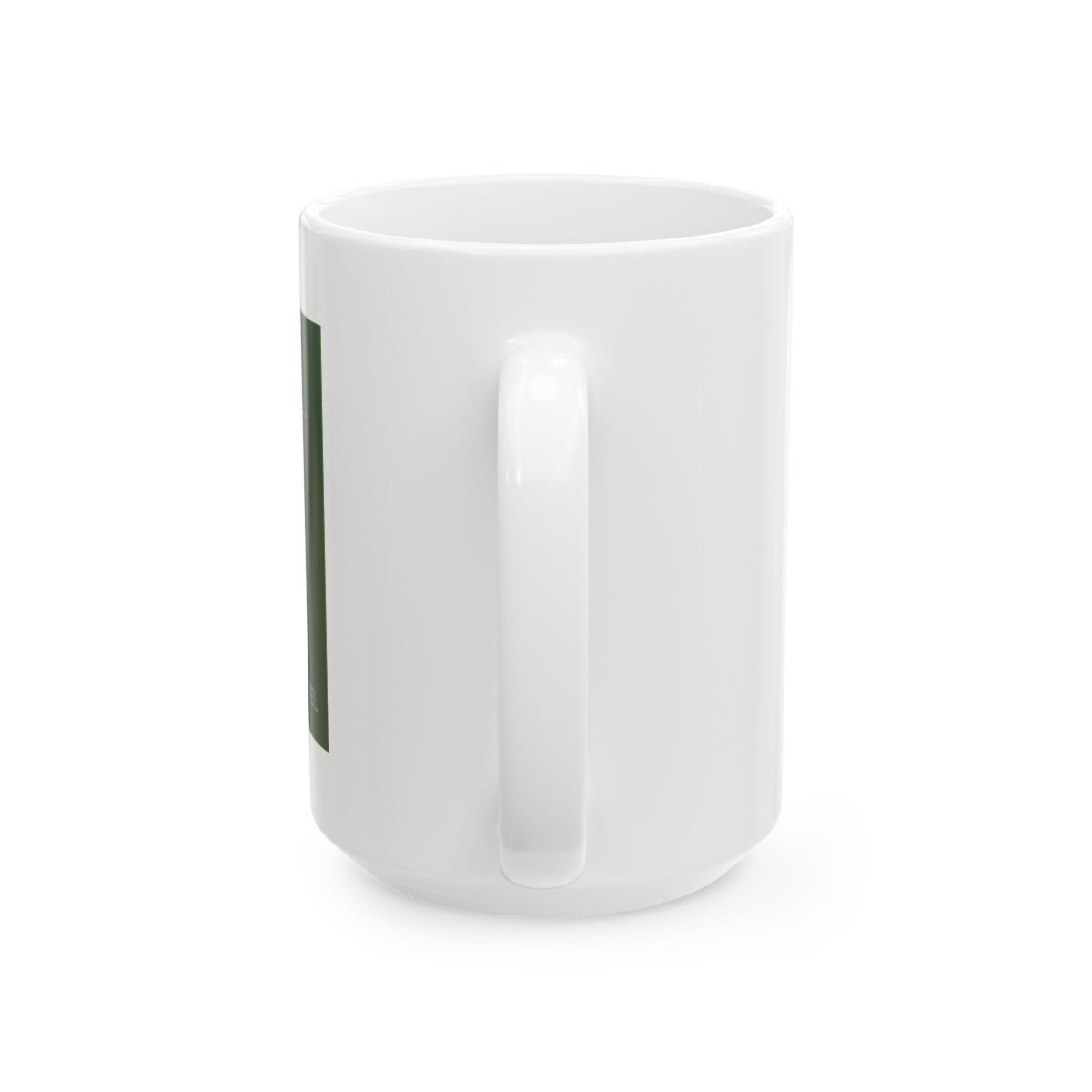 Lion of Judah, I Stand With Israel, Jewish Star of David Ceramic Mug, Black/White, 15oz | DavsD - alternate angle 5, merchandise
