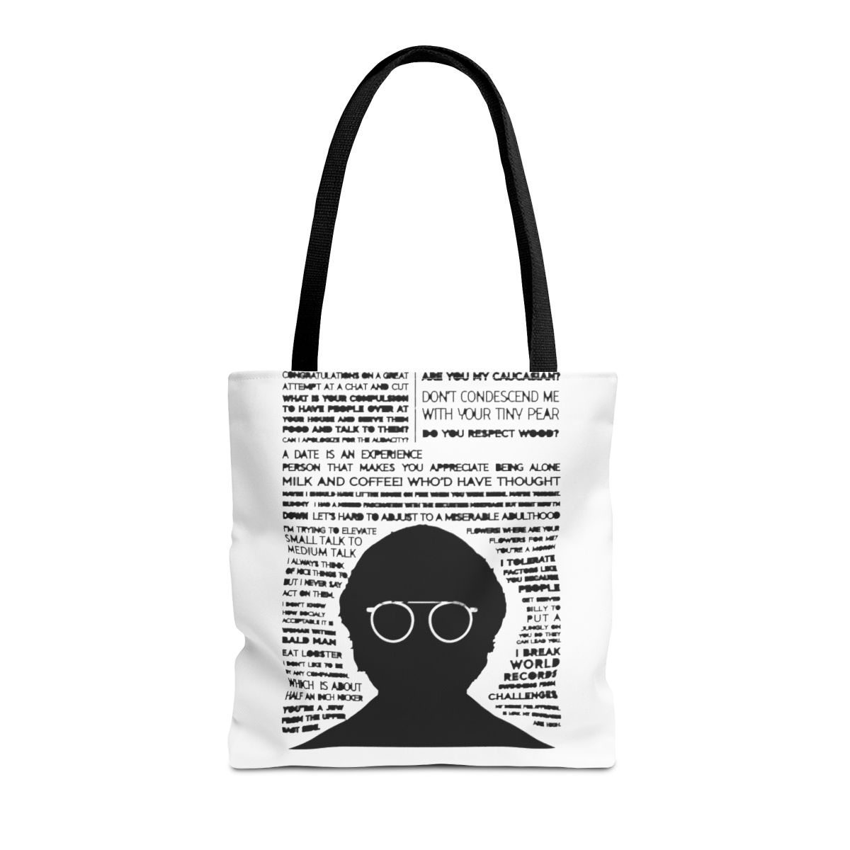 BWWKTOP David Bags David Fans Inspired Gift Are You My Caucasian Larry David Shoulder Bag David Merch | DavsD - alternate angle 2, merchandise