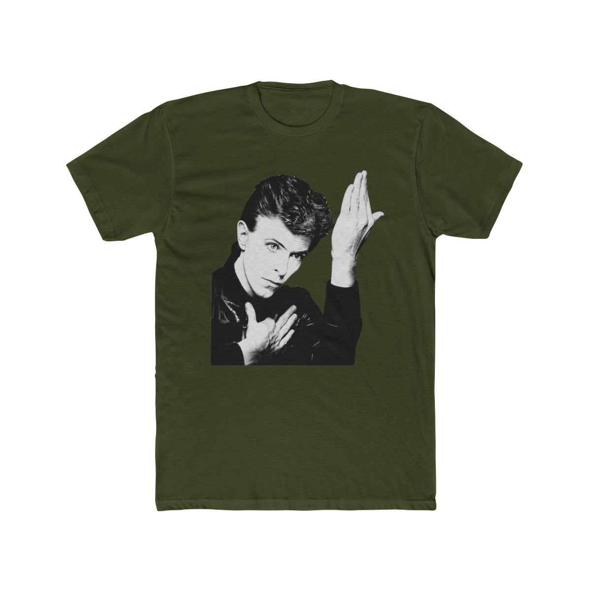 Liquid Blue David Bowie Heroes Short Sleeve T Shirt Shirt | DavsD - alternate angle 4, merchandise