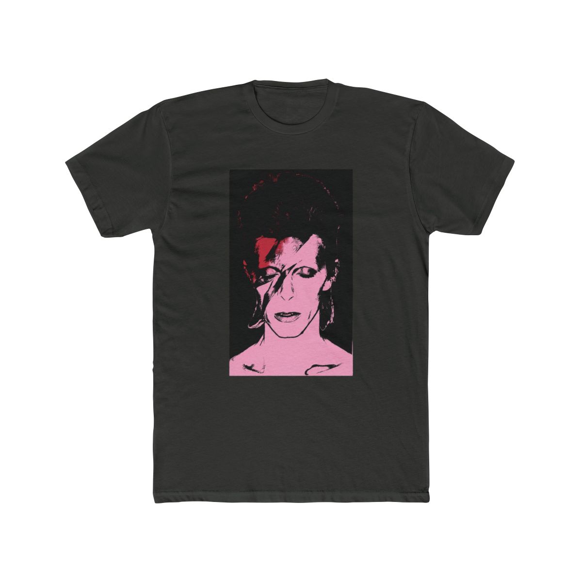 David Bowie Aladdin Sane T Shirt Red | DavsD - alternate angle 5, merchandise