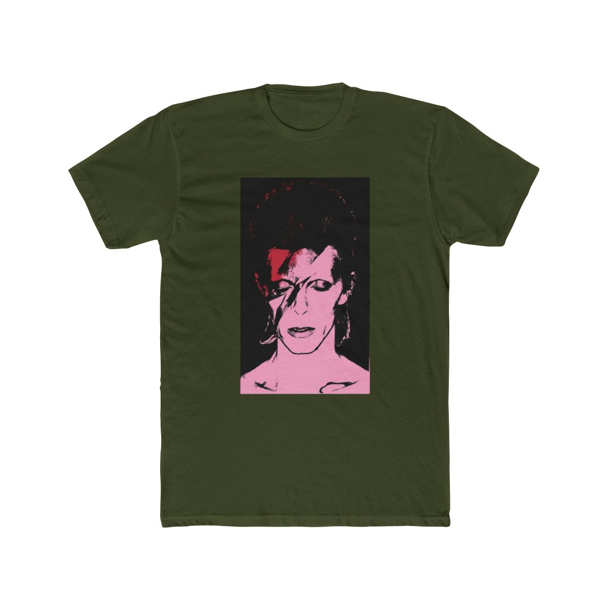 David Bowie Aladdin Sane T Shirt Red | DavsD - alternate angle 4, merchandise