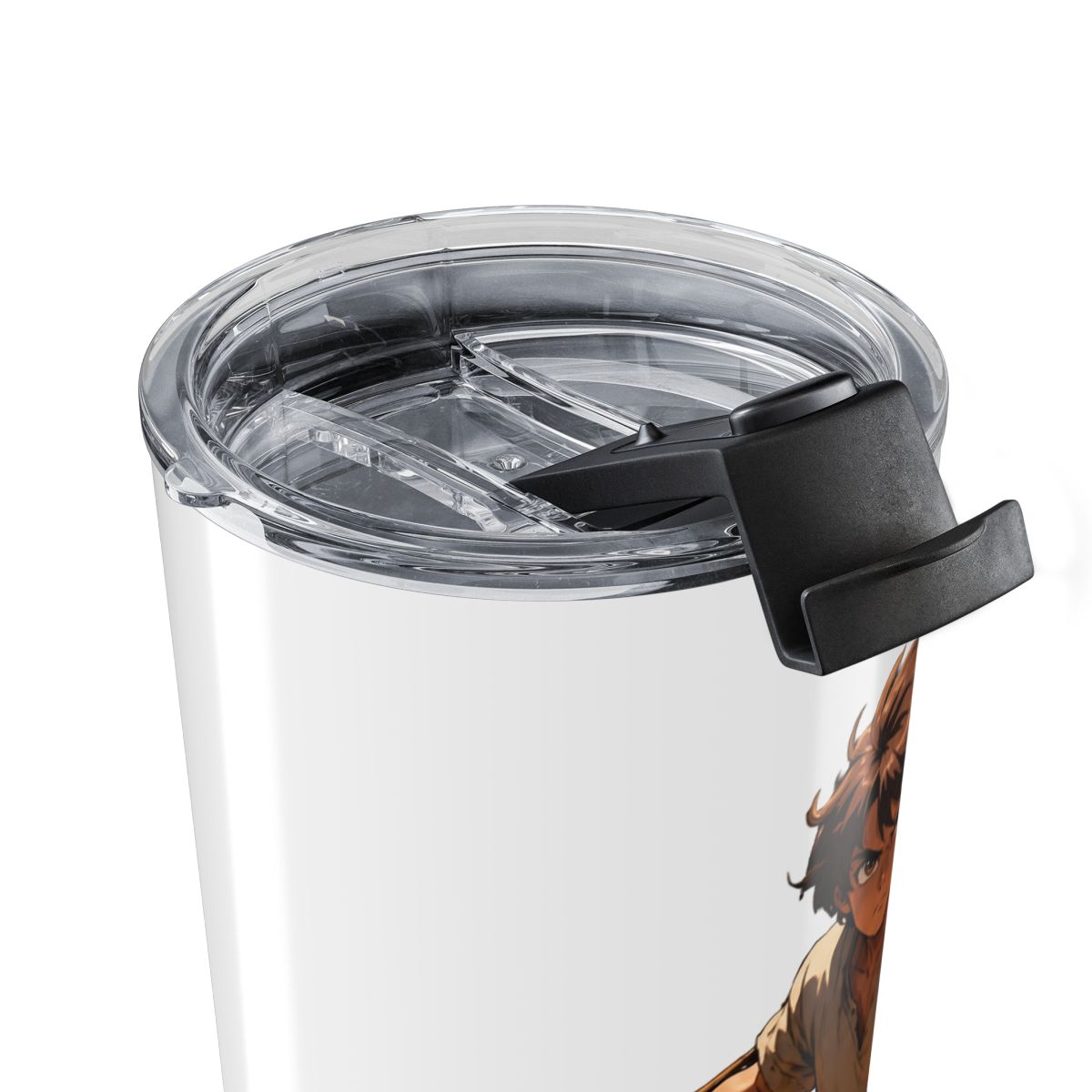 Epic Japanese Anime Christian Bible - David & Goliath Battle Stainless Steel Insulated Tumbler | DavsD - alternate angle 5, merchandise