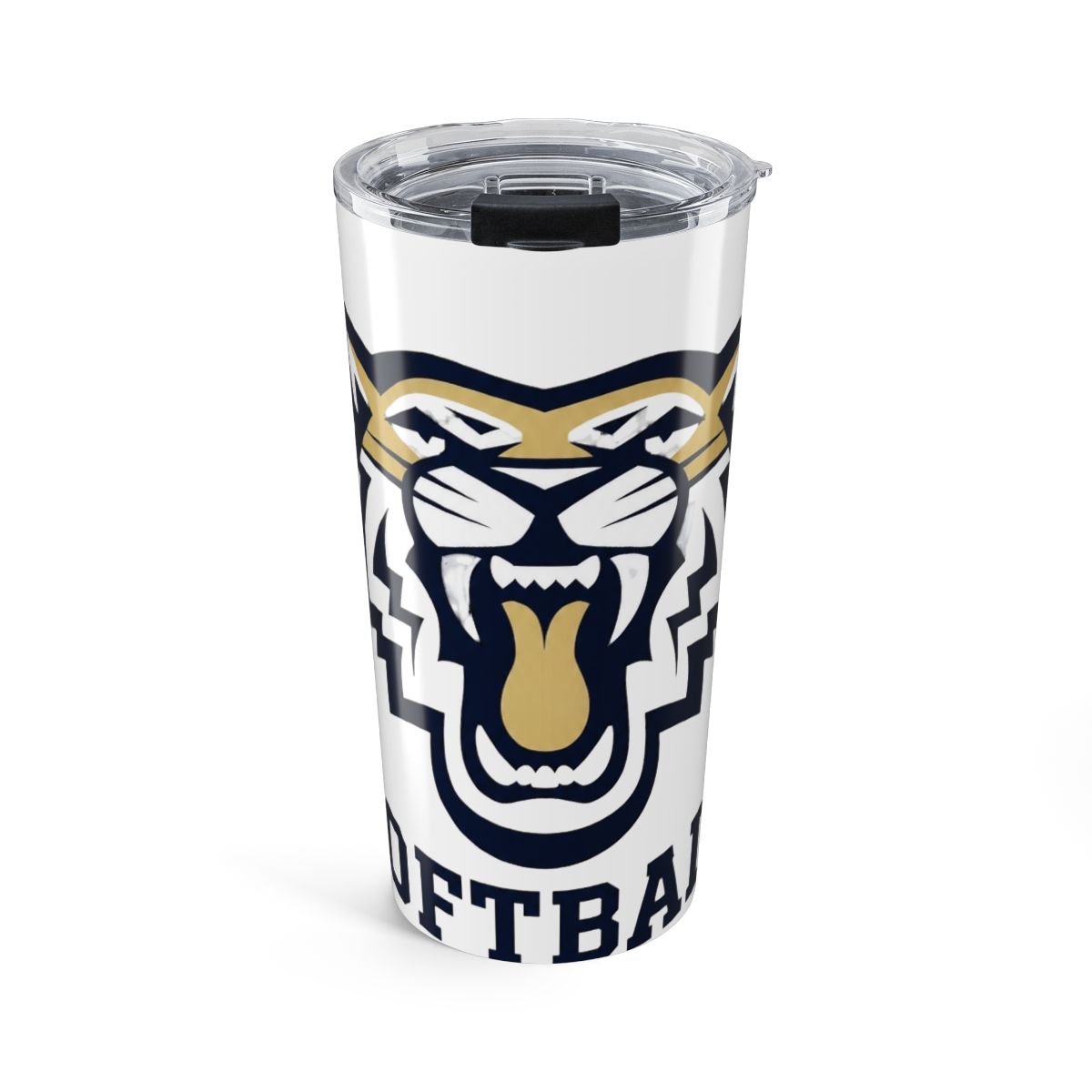 St David High School Tigers Softball Stainless Steel Insulated Tumbler | DavsD - alternate angle 1, merchandise
