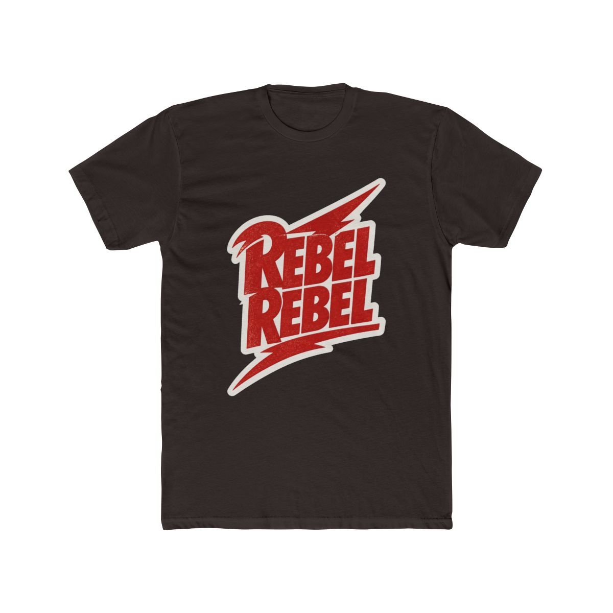 David Bowie Rebel Rebel Band Logo Graphic Tee, Boxy Fit T Shirt, Oversized Graphic Tees | DavsD - alternate angle 2, merchandise