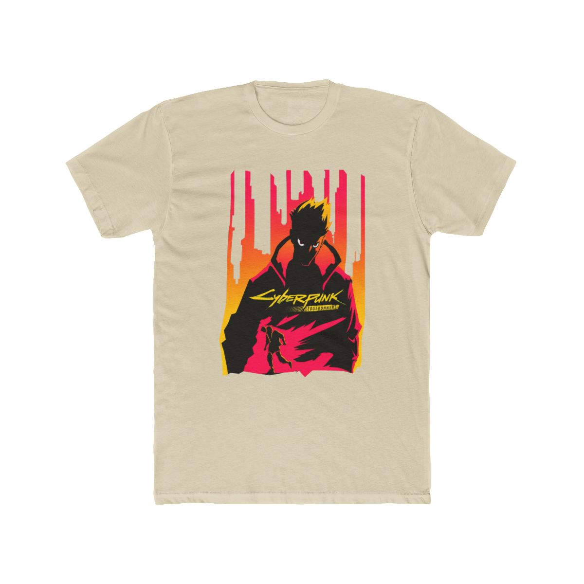 CYBERPUNK EDGERUNNERS DAVID MARTINEZ ON FIRE TEE | DavsD - alternate angle 4, merchandise
