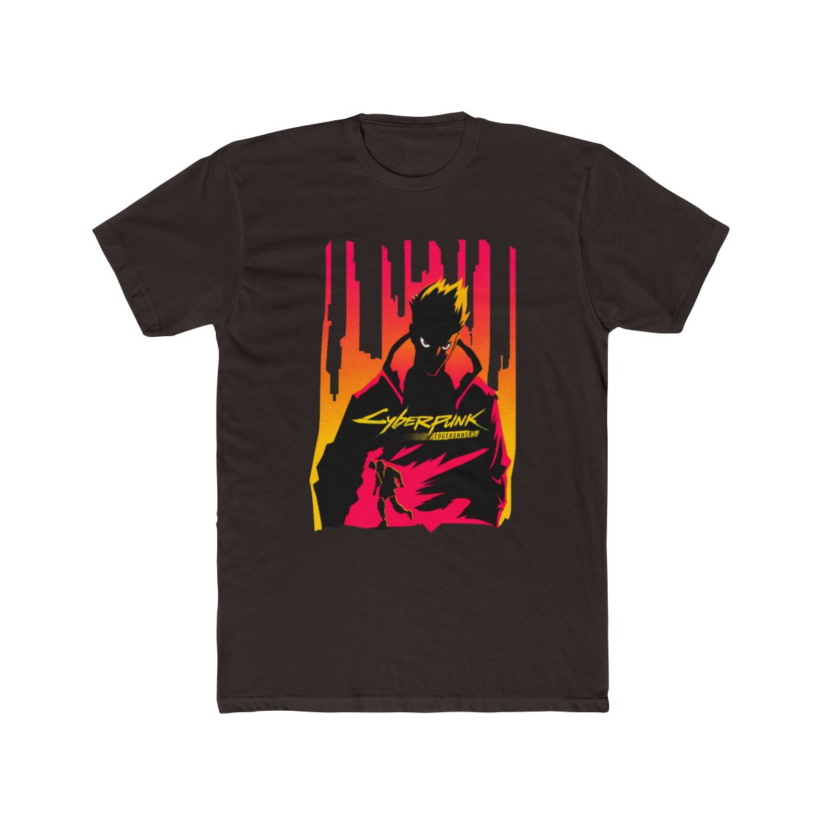 CYBERPUNK EDGERUNNERS DAVID MARTINEZ ON FIRE TEE | DavsD - alternate angle 3, merchandise