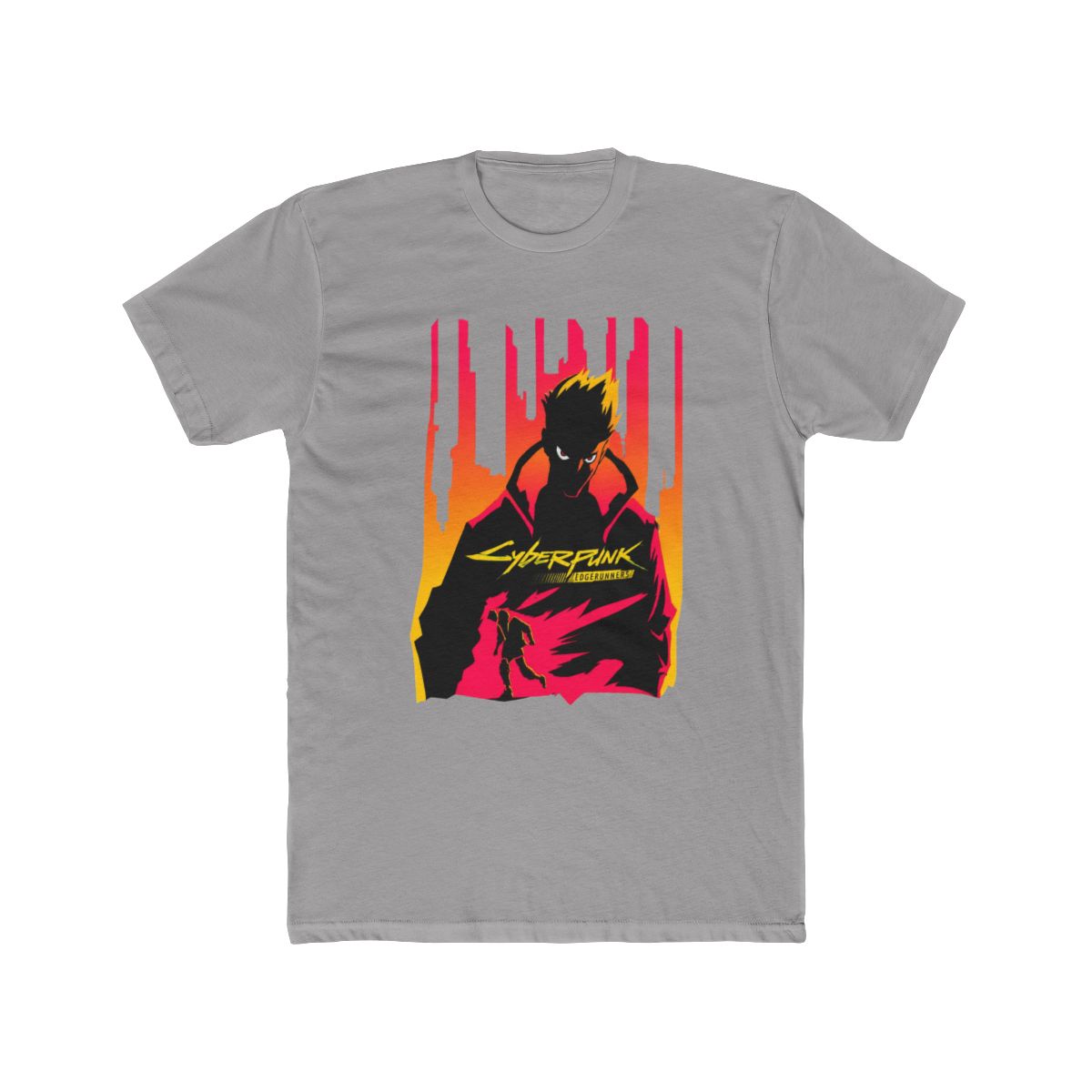CYBERPUNK EDGERUNNERS DAVID MARTINEZ ON FIRE TEE | DavsD - alternate angle 2, merchandise
