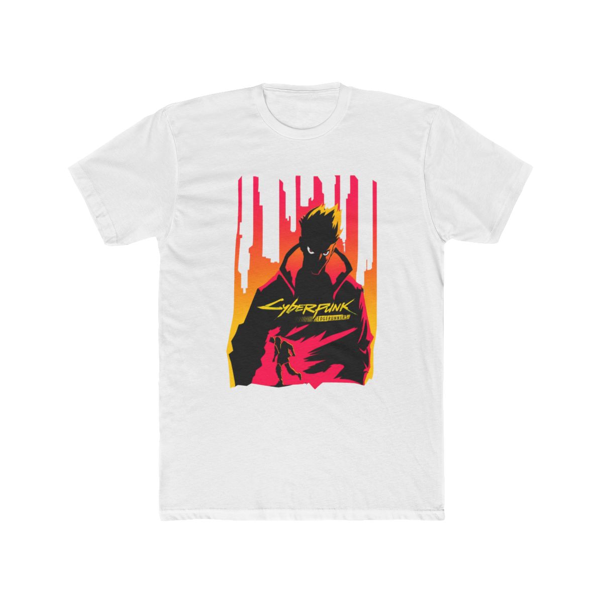 CYBERPUNK EDGERUNNERS DAVID MARTINEZ ON FIRE TEE | DavsD - Official T-Shirts merchandise